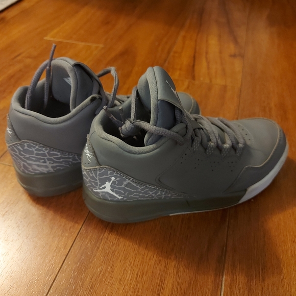 Nike Air Jordan Flight Origin 2bp wolf gray size youth 13c - Picture 3 of 7